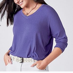 CAbi purple Serenity Tee